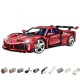 Конструктор спорткара на радіокеруванні Guly 10623 Ferrari SF90 Technic 1:8 3982 деталей червоний