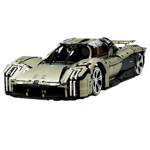 Конструктор спорткара на радіокеруванні GULY 10626 Porsche Mission X Technic 1:8 4056 деталей сірий