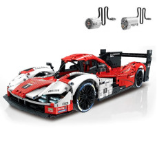 Конструктор спорткара на радіокеруванні GuLy 10615 Porsche 963 Technic 1:8 3460 деталей червоний