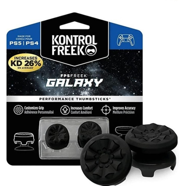 Накладки на стіки KontrolFreek Galaxy Black для Sony PS4 DualShock / PS5 DualSense