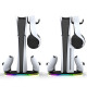 Вертикальна зарядна станція з RGB-підсвіткою iPega PG-P5S045H для Sony PlayStation 5 та PS5 Slim чорна