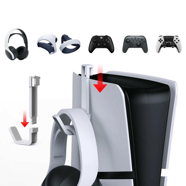 Вертикальна зарядна станція з RGB-підсвіткою JYS-P5196 для Sony PlayStation 5 Slim чорна