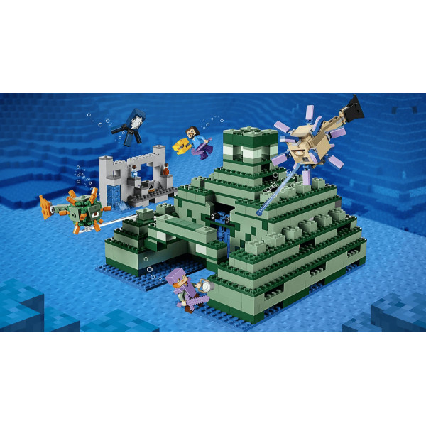 Конструктор Minecraft Підводна фортеця 1122 деталей Майнкрафт MineWorld My World 81081