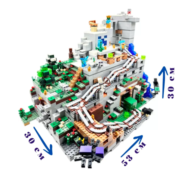 Конструктор 2688 деталей Minecraft Гірська печера Майнкрафт MineWorld My World 76010
