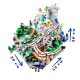 Конструктор 2688 деталей Minecraft Гірська печера Майнкрафт MineWorld My World 76010