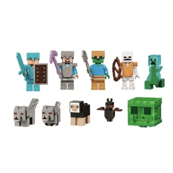 Конструктор 2688 деталей Minecraft Гірська печера Майнкрафт MineWorld My World 76010