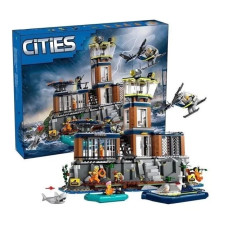 Конструктор City 10606 Поліцейський тюремний острів 980 деталей