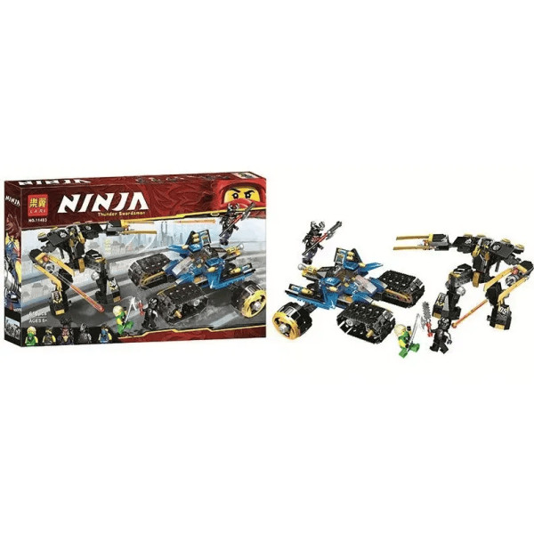 Конструктор NinjaSaga Танк «Громовий штурм» 606 деталей Нінзяго Ninjago LT01