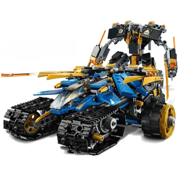 Конструктор NinjaSaga Танк «Громовий штурм» 606 деталей Нінзяго Ninjago LT01