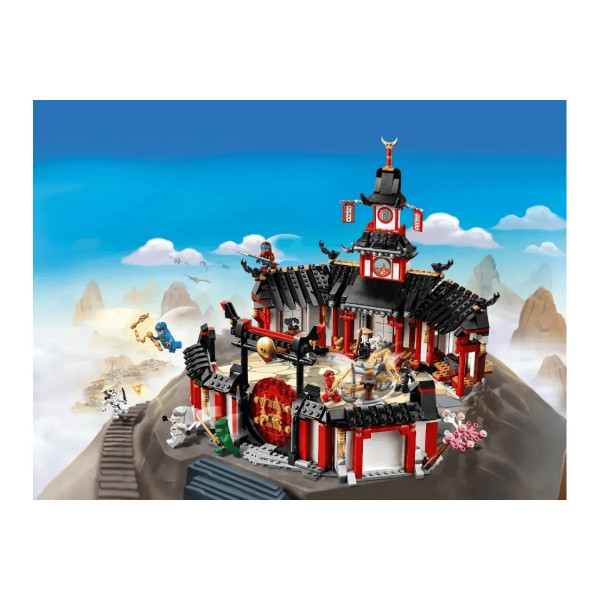 Конструктор Ninja Монастир Спін-джитсу 1070 деталей Нінзяго Ninjago T19064