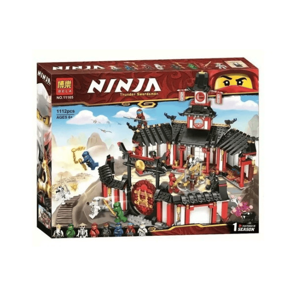 Конструктор Ninja Монастир Спін-джитсу 1070 деталей Нінзяго Ninjago T19064