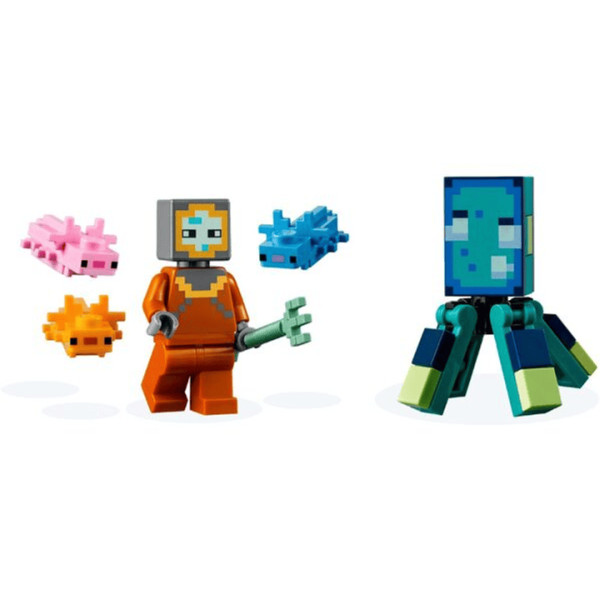 Конструктор Minecraft Битва під водою 255 деталей Майнкрафт MineWorld My World 91180