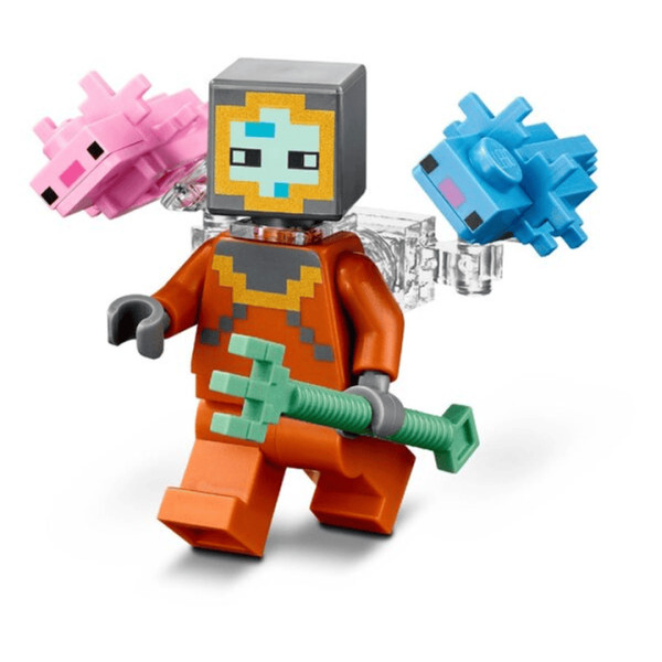 Конструктор Minecraft Битва під водою 255 деталей Майнкрафт MineWorld My World 91180