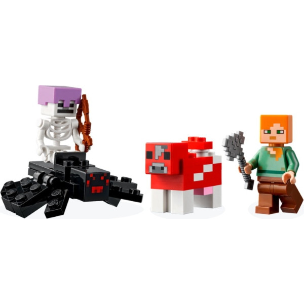 Конструктор Minecraft Грибний будинок 272 деталей Майнкрафт My World 91179