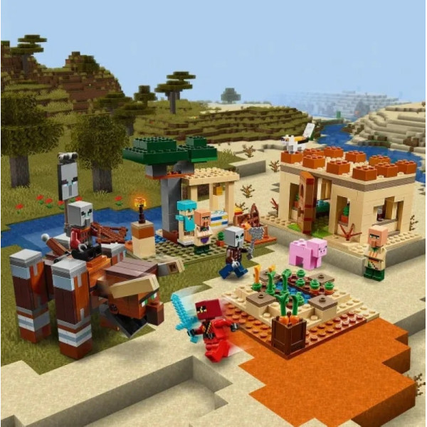 Конструктор Minecraft Патруль розбійників 562 деталей Майнкрафт MineWorld My World 23016