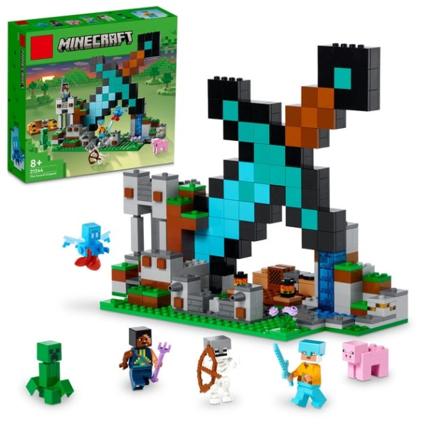 Конструктор Minecraft Форпост з мечем 427 деталей Майнкрафт My World 8005