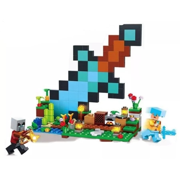 Конструктор Minecraft Аванпост мечів 312 деталей Майнкрафт MineWorld My World 1097