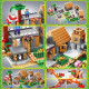 Конструктор Minecraft Село та напад Кріпера 838 деталей Майнкрафт My World 30051
