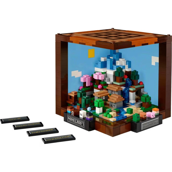 Конструктор Minecraft Стіл для крафту 1195 деталей Майнкрафт MineWorld My World 65001