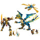Конструктор Ninja Дракон стихій проти робота Володарки 1038 деталей Нінзяго Ninjago 11096