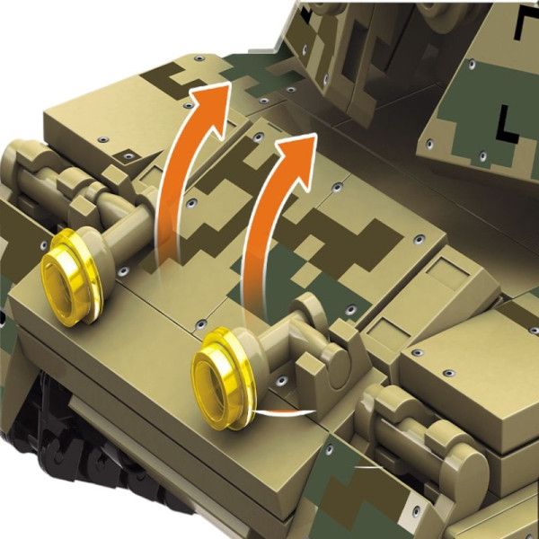 Конструктор Танк M1A2: Операція «Щит свободи» 605 деталей камуфляж TWF892-D-3