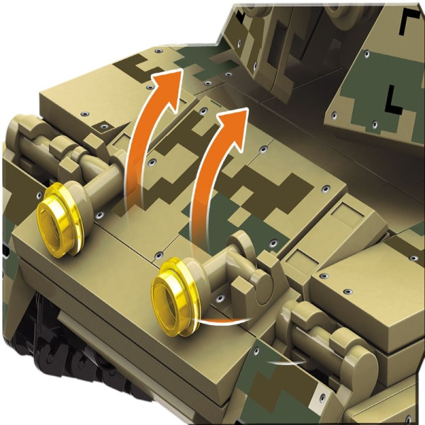Конструктор Танк M1A2: Операція «Щит свободи» 605 деталей камуфляж TWF892-D-3