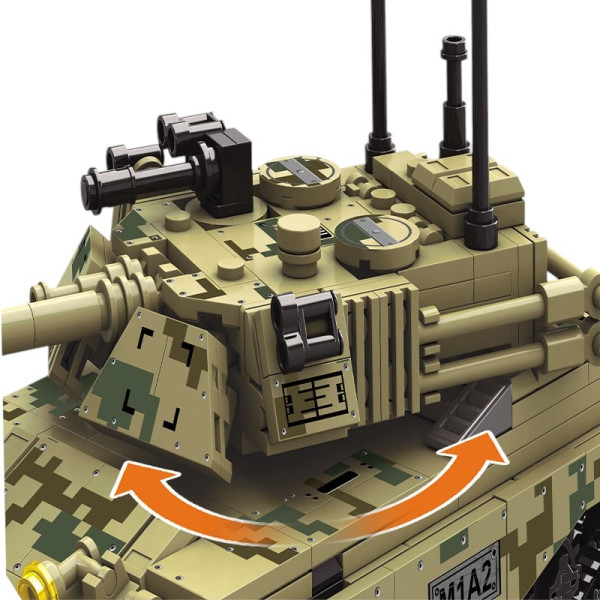 Конструктор Танк M1A2: Операція «Щит свободи» 605 деталей камуфляж TWF892-D-3