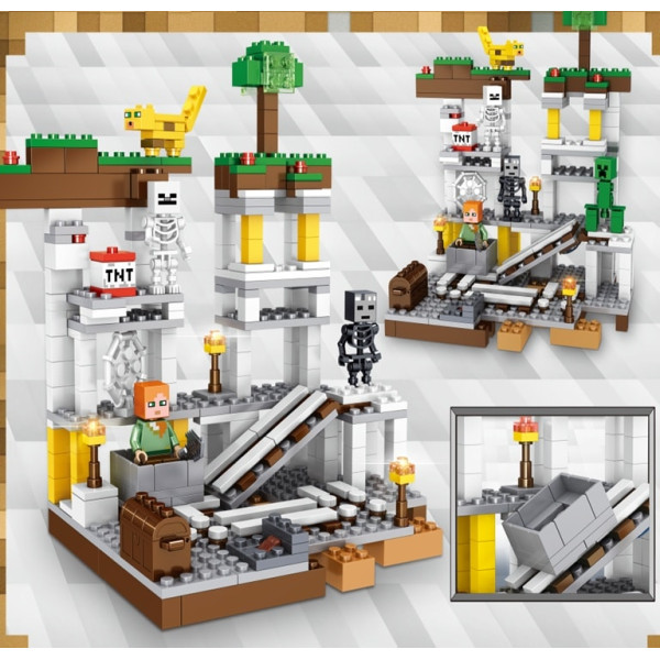 Конструктор Minecraft 9108 Будівництво шахти 474 деталей Майнкрафт MineWorld My World