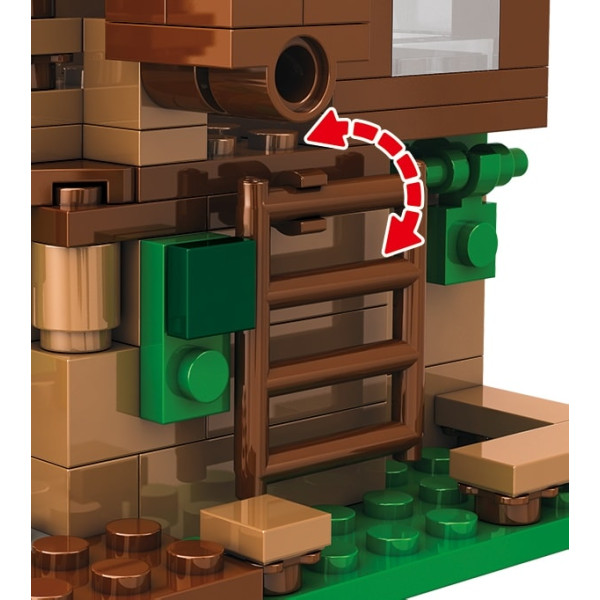 Конструктор Minecraft 13825 Будинок на дереві 178 деталей Майнкрафт MineWorld My World