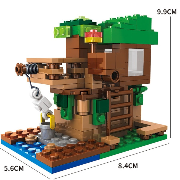 Конструктор Minecraft 13825 Будинок на дереві 178 деталей Майнкрафт MineWorld My World