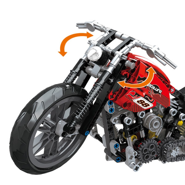 Конструктор мотоцикла 48001 Technic Ducati ExoRider V2: Вулична швидкість 388 деталей червоний