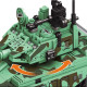 Конструктор "Бойовий танк Leopard 2A7" 608 деталей зелений камуфляж TWF892-D-5