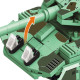 Конструктор "Бойовий танк Leopard 2A7" 608 деталей зелений камуфляж TWF892-D-5