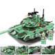 Конструктор "Бойовий танк Leopard 2A7" 608 деталей зелений камуфляж TWF892-D-5