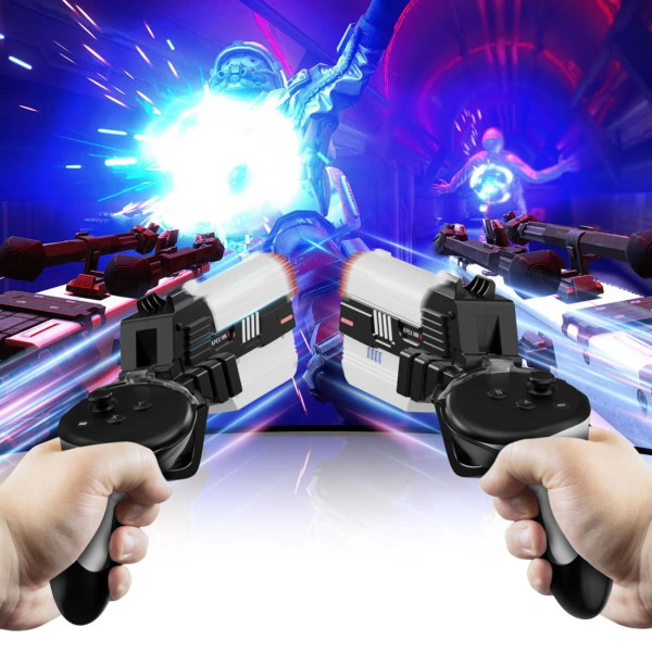 Пістолети з тактильною віддачею ApexInno для VR-контролерів Meta Quest 3 / 3S з акумулятором
