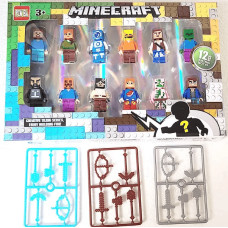 Набір фігурок Minecraft Майнкрафт 12 штук 