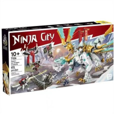 Конструктор Ninja City 11086 Крижаний дракон Зейна Ninjago Нінзяго  973 деталей