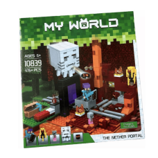 Конструктор Minecraft Портал у Нижній світ 476 деталей Майнкрафт My World 10839