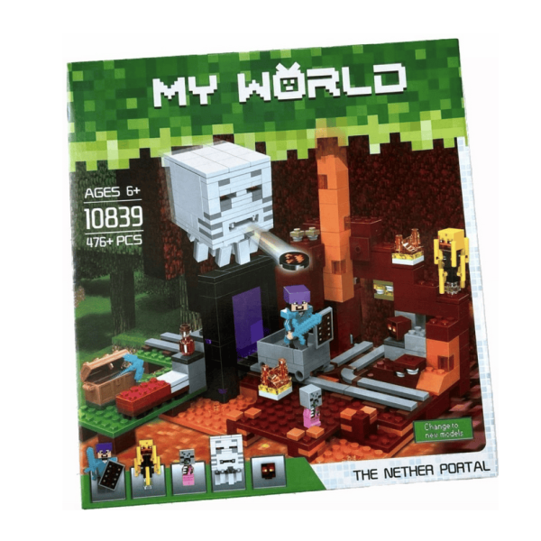 Конструктор Minecraft Портал у Нижній світ 476 деталей Майнкрафт My World 10839