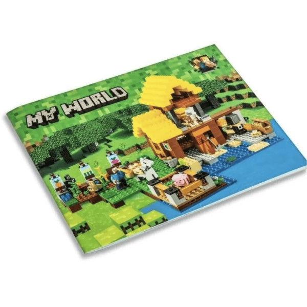 Конструктор Minecraft Фермерський котедж 560 деталей Майнкрафт My World 10813