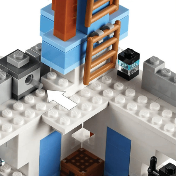 Конструктор Minecraft Крижаний замок 499 деталей Майнкрафт My World 1089
