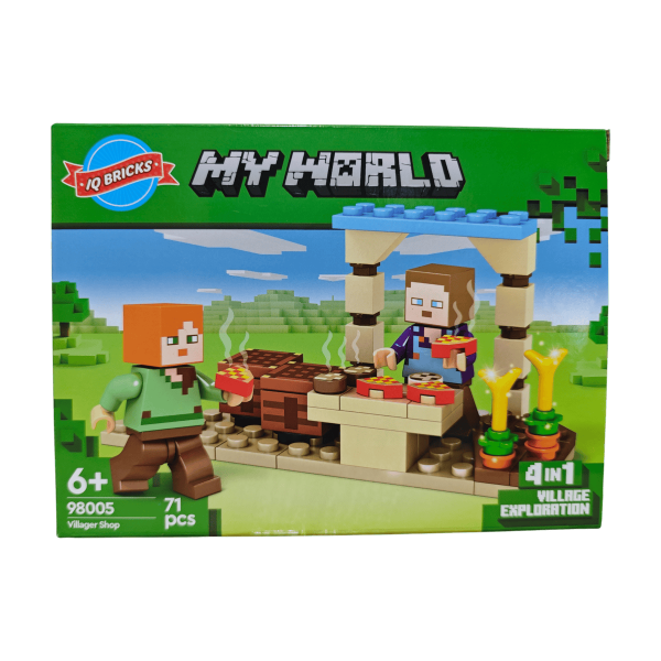 Набір конструкторів Minecraft 4 в 1 326 деталей Майнкрафт My World 98005