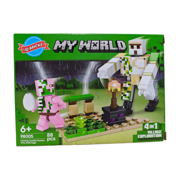 Набір конструкторів Minecraft 4 в 1 326 деталей Майнкрафт My World 98005
