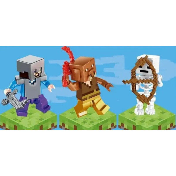 Конструктор Minecraft Підземелля скелетів 505 деталей Майнкрафт My World MG803