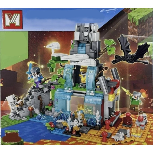 Конструктор Minecraft Гірська фортеця 725 деталей Майнкрафт My World MG1215