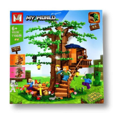 Конструктор  Minecraft Будиночок на дереві 1106 деталей Майнкрафт My World MG286