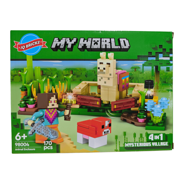 Конструктор Minecraft 4в1 Містичне поселення 710 деталей Майнкрафт My World 98004