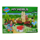 Конструктор Minecraft 4в1 Містичне поселення 710 деталей Майнкрафт My World 98004