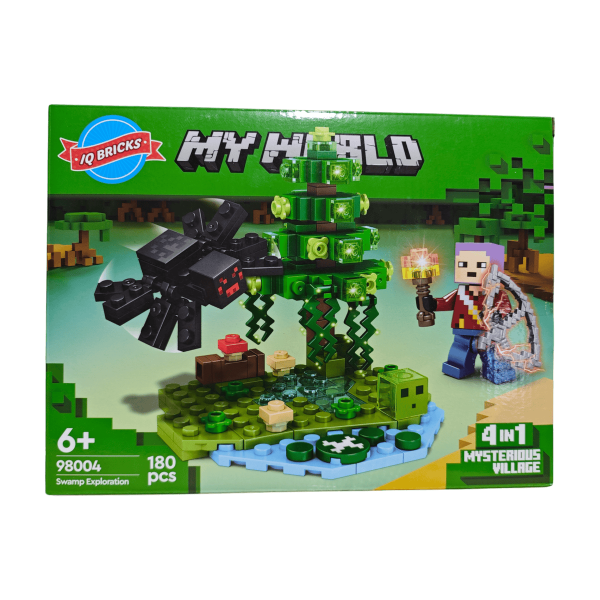 Конструктор Minecraft 4в1 Містичне поселення 710 деталей Майнкрафт My World 98004
