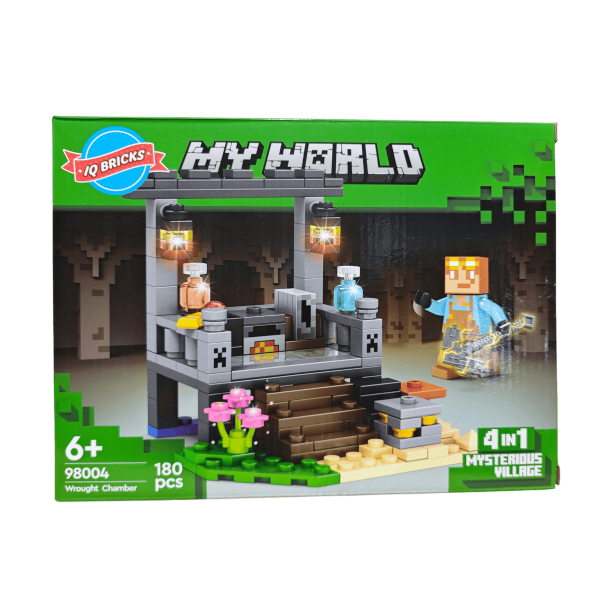 Конструктор Minecraft 4в1 Містичне поселення 710 деталей Майнкрафт My World 98004